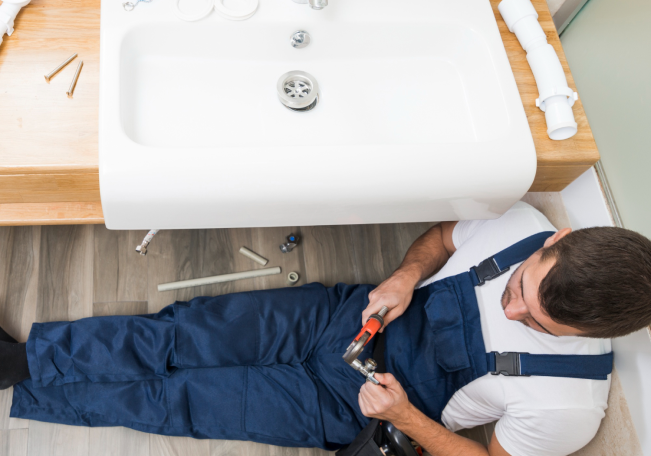 sanitary-technician-working-with-sink 1
